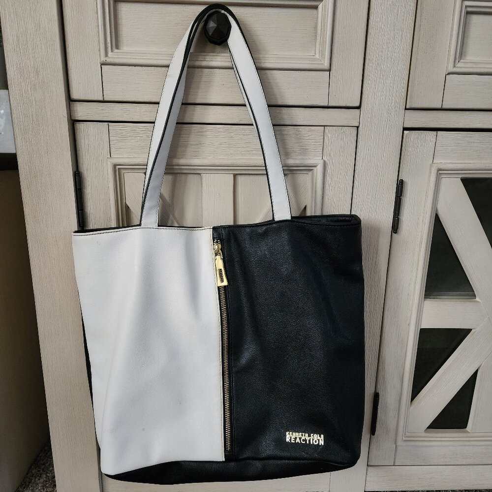 Kenneth Cole Reaction Black/white Tote